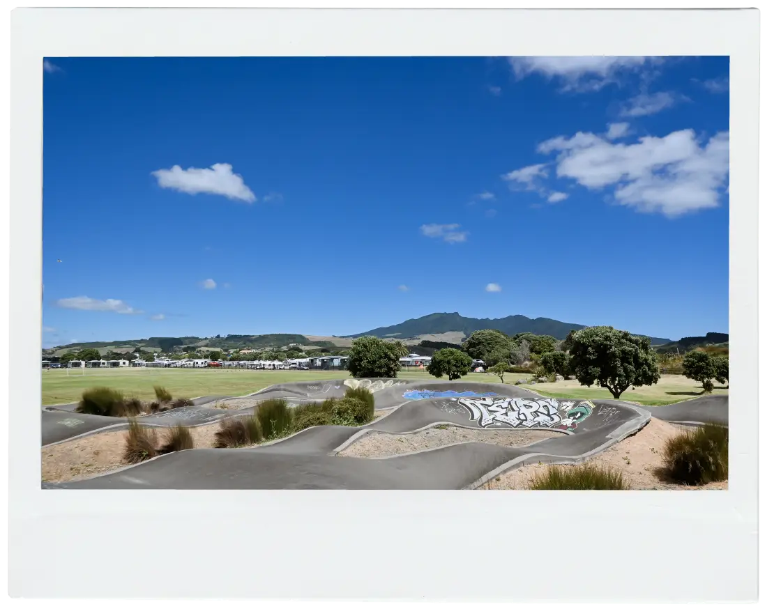 What's around Raglan Holiday park