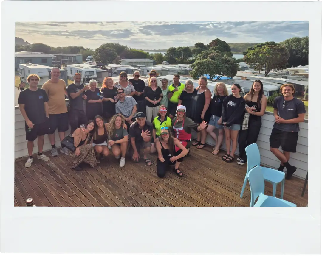 Raglan Holiday Park Staff Party
